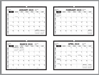 Click to zoom Black Colour wall planner 2024 Jan, Feb, Mar and Apr