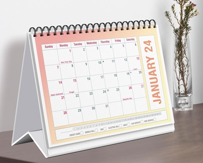 T5063-RainbowTable Calendar 2024