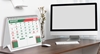 Click to zoom T807 Red/Green Overview Table Calendar 2024