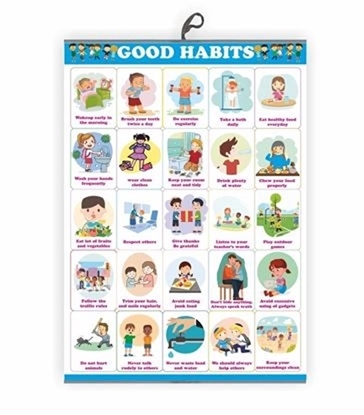 Good Habit  Chart - Early Learning Educational Chart