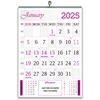 Click to zoom 805 Purple English Monthly Calendar 2025