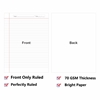 Click to zoom Ruled Paper One Side Printing