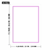 Click to zoom Magenta Border Paper