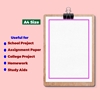 Click to zoom Magenta Border Paper