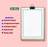 Click to zoom Cyan Border Paper