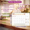 Click to zoom Table Yellow Calendar Planner 2025 Specification