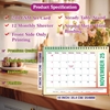 Click to zoom Table Rainbow Calendar Planner 2025