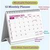 Click to zoom Table Jeri Red line Calendar Planner 2025