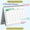 Click to zoom Table Jeri Green line Calendar Planner 2025