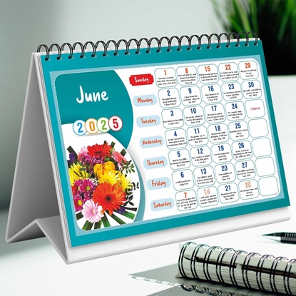 English Bible Verse Table Calendar Planner 2025