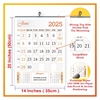 Click to zoom 805 Orange English Monthly Calendar 2025	