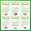 Click to zoom 815 Go Green English Monthly Calendar 2025