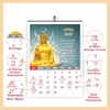 Click to zoom 893-Buddha Monthly Calendar 2025