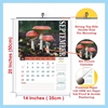 Click to zoom 866 Seasonal English Monthly Calendar 2025	