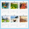 Click to zoom 866 Seasonal English Monthly Calendar 2025	