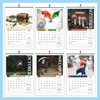 Click to zoom 866 Seasonal English Monthly Calendar 2025	