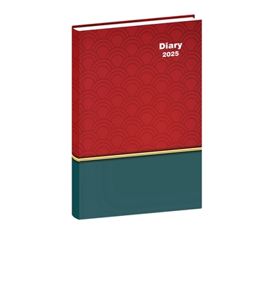 Red Green velvet executive diary 2025