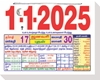 Click to zoom Daily Slip Calendar Tamil 2025