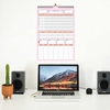 Click to zoom 301 Pink 14x19" Habit Wall Tracker 4