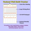 Click to zoom 301 Yellow 14x19" Habit Wall Tracker 2