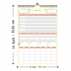 Click to zoom 302 Yellow 10x14" Habit Wall Tracker 2