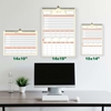 Click to zoom 302 Yellow 10x14" Habit Wall Tracker 6
