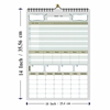 Click to zoom 302 Grey 10x14" Habit Wall Tracker 2