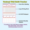 Click to zoom 302 Pink 10x14" Habit Wall Tracker 3