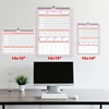 Click to zoom 302 Pink 10x14" Habit Wall Tracker 6