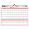 Click to zoom 303 Pink 14x10" Landscape Habit Wall Tracker 1