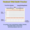 Click to zoom 303 Yellow 14x10" Landscape Habit Wall Tracker 3
