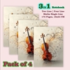 Click to zoom 3in1 Notebook Pack of 4 Two Line, Four Line, Maths Line