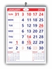 Click to zoom 801 English Monthly Wall Calendar 2027 