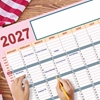 Click to zoom Wall Year Planner 2027