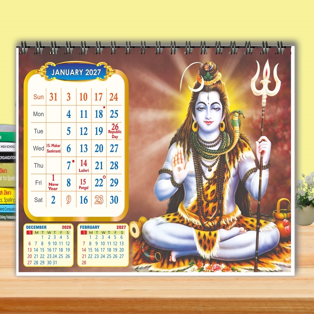 T50021-AllGods Table Calendar 2027 