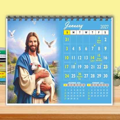 T5013-Jesus Table Calendar 2027 
