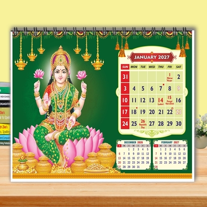 T5007-Lakshmi Table Calendar 2027 