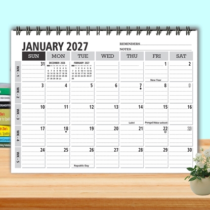 T5052 - Blackline Table Planner 2027