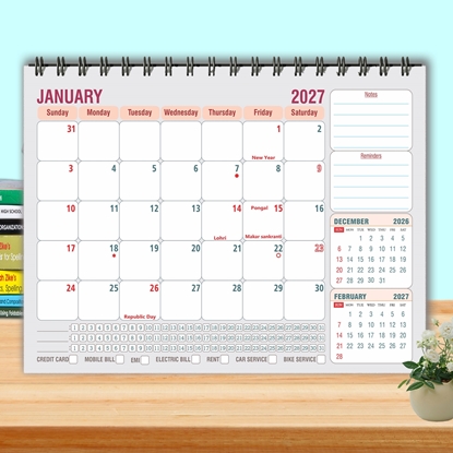 T5053 - Grey Table Planner 2027